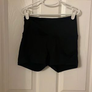 Zella shorts, black with cut out dots on the sides, size XS